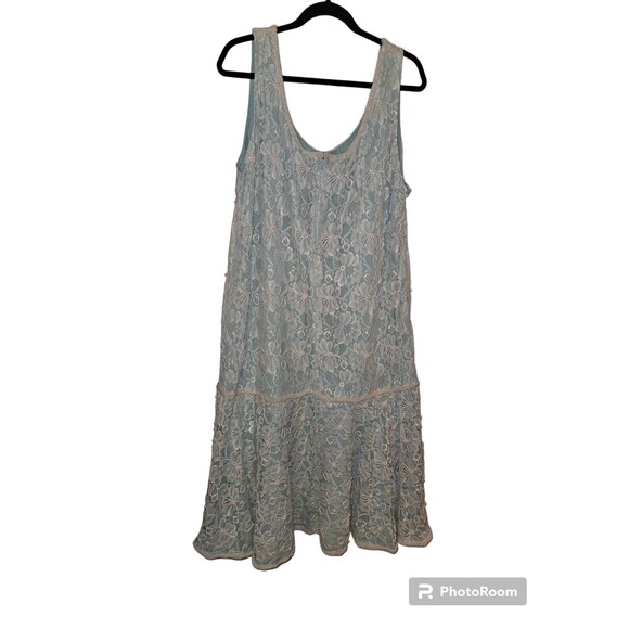 Vtg Judith Ann Plus Drop Waist Sequin & Beaded Long Jacket & Dress Sz XXL 18/20 - Picture 3 of 7